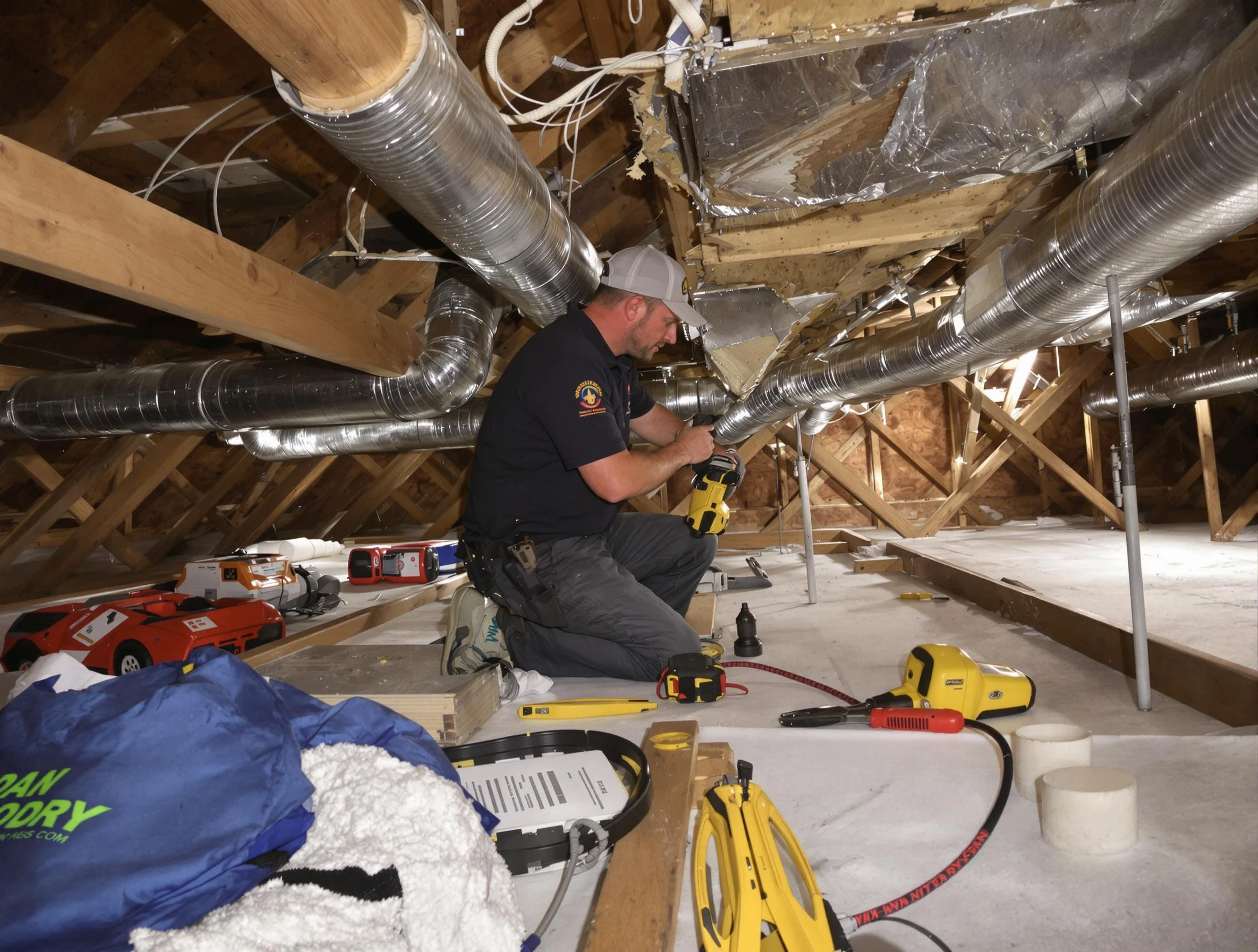 Professional air duct repair by Washington Air Duct Cleaning in Washington