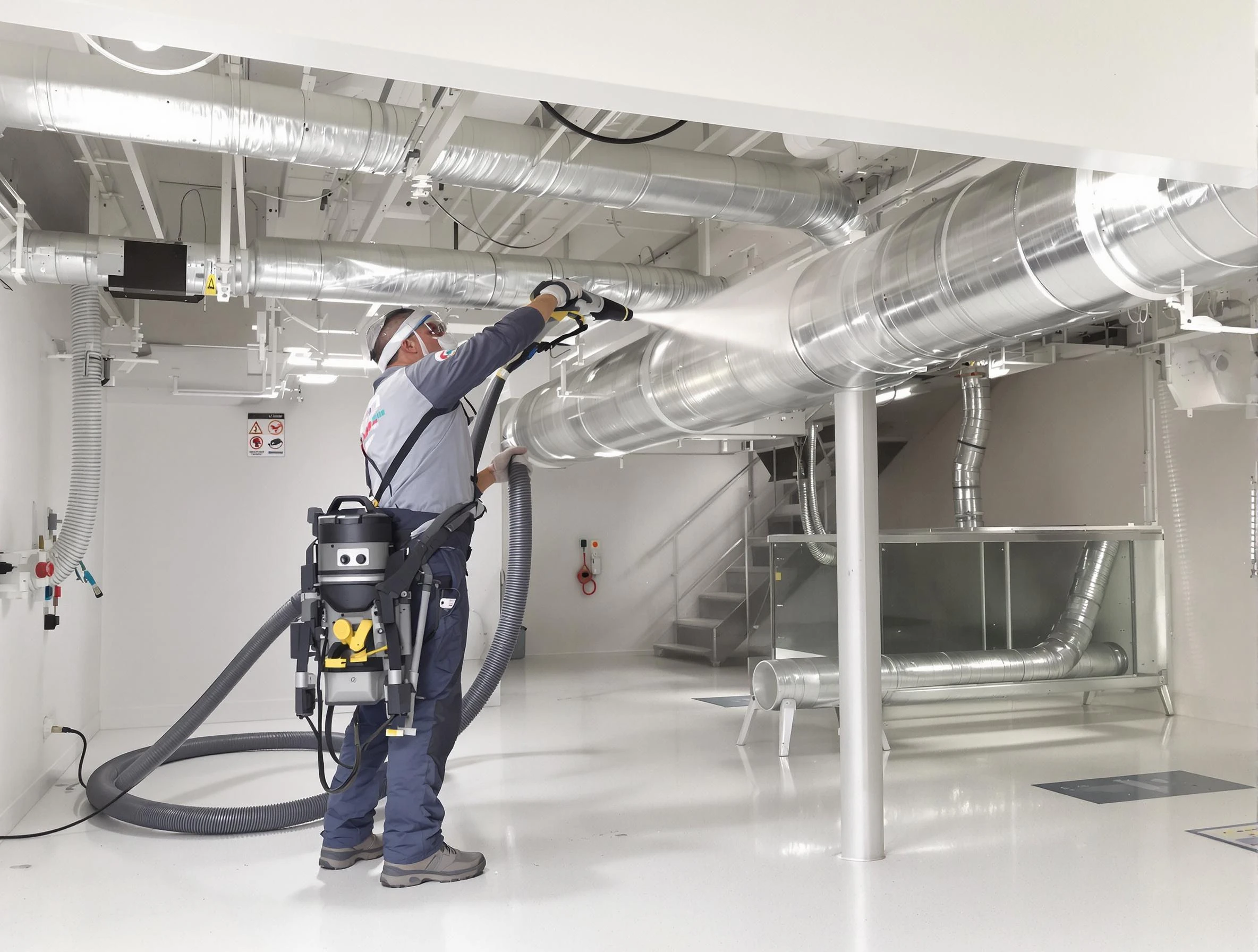 Professional central duct cleaning by Washington Air Duct Cleaning in Washington
