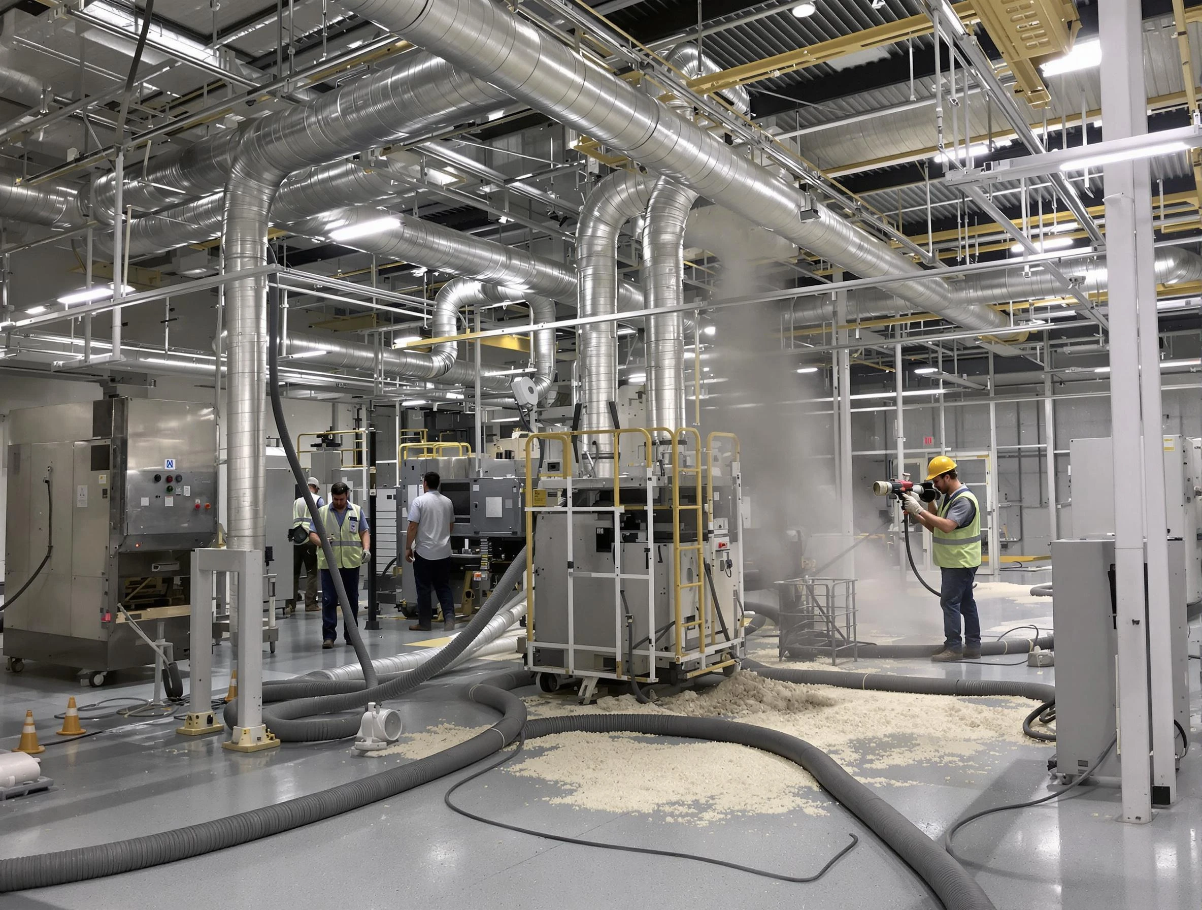 Heavy-duty industrial duct cleaning by Washington Air Duct Cleaning in Washington